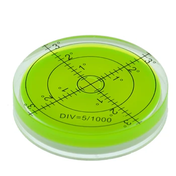60*12mm Circular Bubble Level Spirit level Round Bubble Level Measuring Instruments Tool Universal Protractor Tool aneng 32x7mm bulls eye bubble degree marked surface spirit level for camera circular
