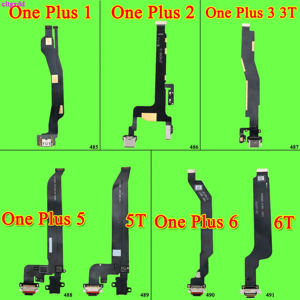 Разъем для док станции cltgxdd OnePlus One Plus1 2 3 3T 5T 6T Type C USB порт зарядки гибкий кабель