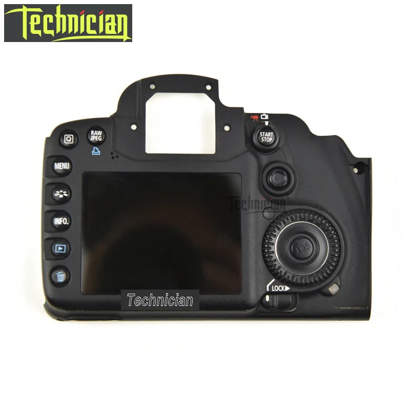 

7D Rear Back Cover With LCD and Buttons Flex Cable Repair Part For Canon