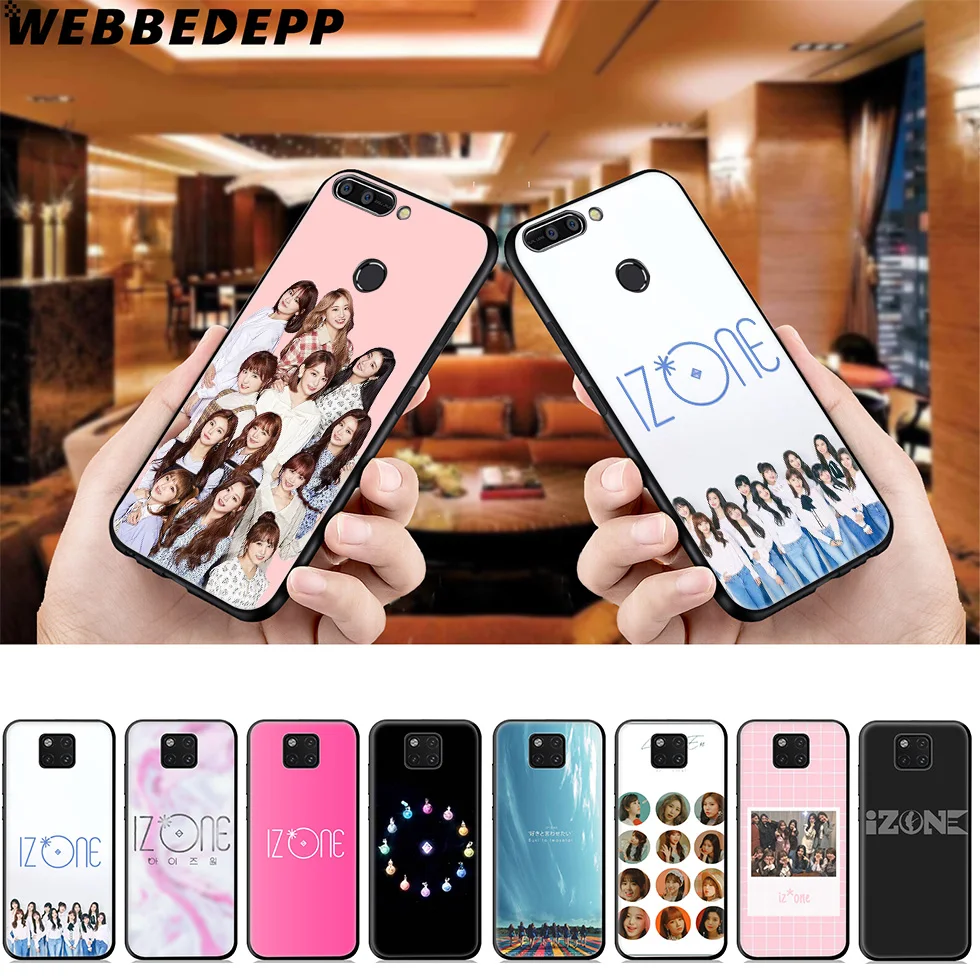 

WEBBEDEPP IZONE K Pop Band Soft Case for Huawei Mate Honor 20 6A 7A 7C 7X 8 9 9X 10 View 20 10 Lite Pro Mate 30 20 Lite Pro