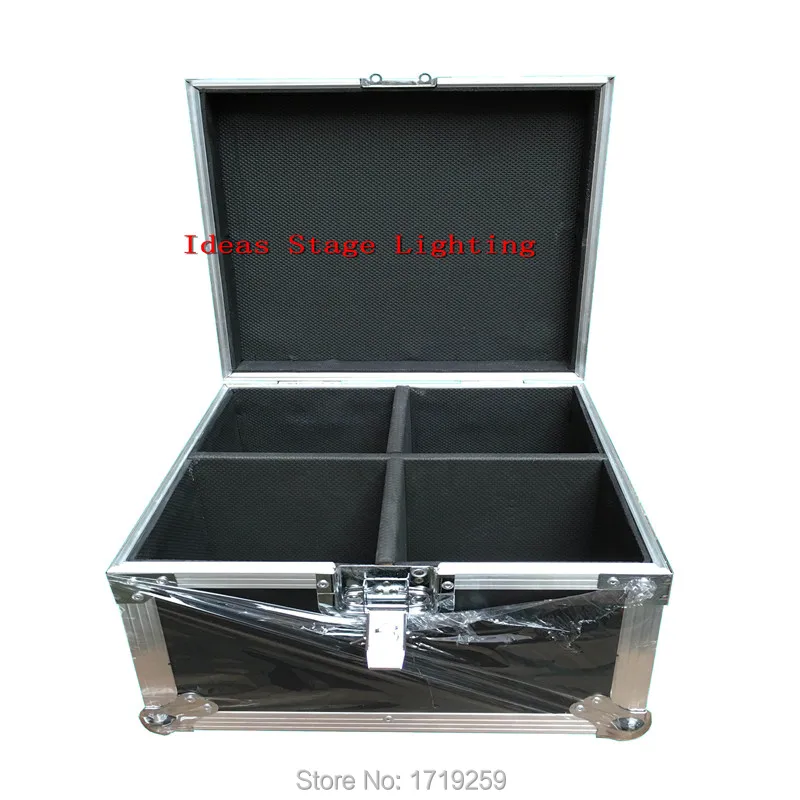 

Flight Case Put the number of 4 pieces LED Moving Head 7x12W / 18x3W Or 4 pieces LED Spot 10W / 15W / 30W (empty)