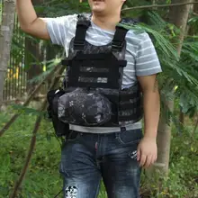 Военный тактический жилет армейский страйкбол Молл жилет боевой охотничий жилет с мешочком штурмовая пластина Перевозчик CS Уличное оборудование джунглей