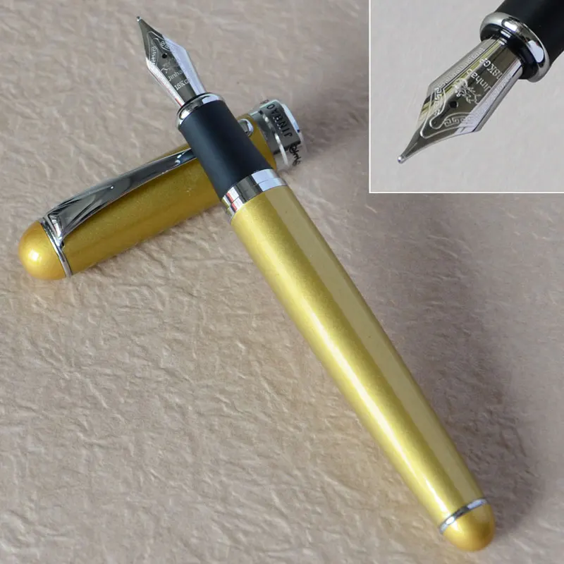 JINHAO X750 Серый медный черный синий белый серебряный золотой розовый фиолетовый 15 видов цветов на выбор перо с широким основанием авторучка