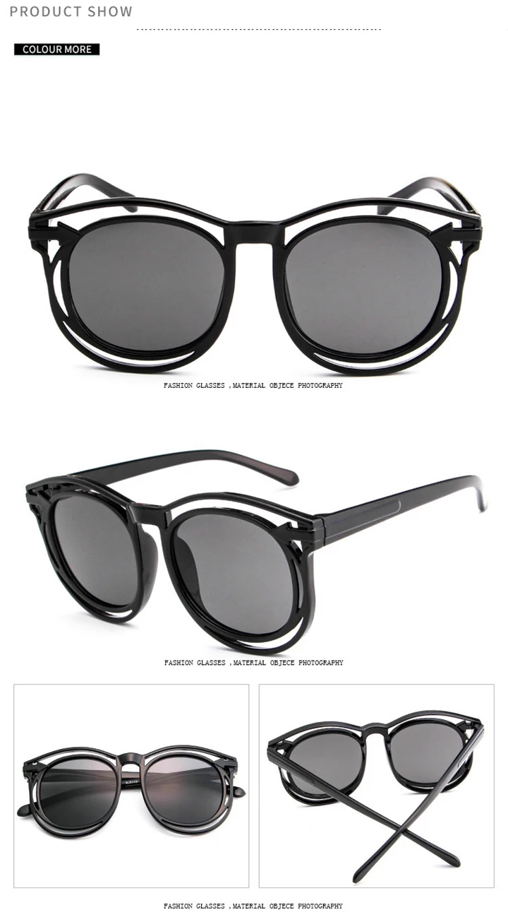 jumlai Luxury Vintage Round Sunglasses Women Brand Designer 2018 Individuality Sunglasses Sun Glasses For Women Female Ladies Mirror  (6)