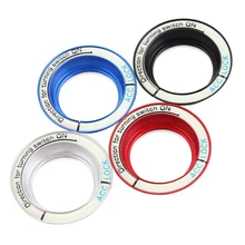 Для Ford Focus 2 Focus 3 Focus 4 2005- ST mondeo Автомобильная светящаяся наклейка на зажигание переключатель декоративные наклейки Защита для ключей