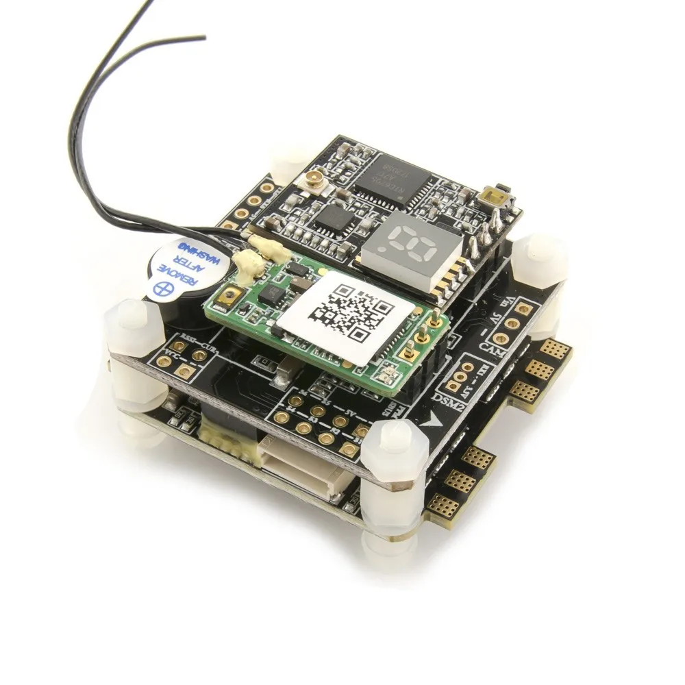 

Emax F4 Magnum AIO FPV Stack Tower System F4 OSD 4 In 1 BLHeli_S 30A ESC VTX FrSky XM+ RX FOR RC FPV Racing Drone Quadcopter