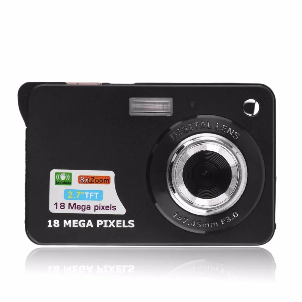 

Professional 2.7 TFT LCD HD 720P 18MP K09 Digital Camera Camcorder 32G CMOS Sensor 8X Zoom Anti-shake Anti-red Eye