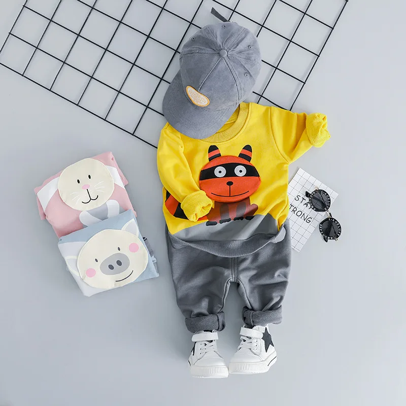 Baby Clothing Set 2019 Autumn Spring Baby Boys Clothes Set T-shirt+Pants 2pcs Outfits Kids Costume Baby Set Newborn Baby Clothes