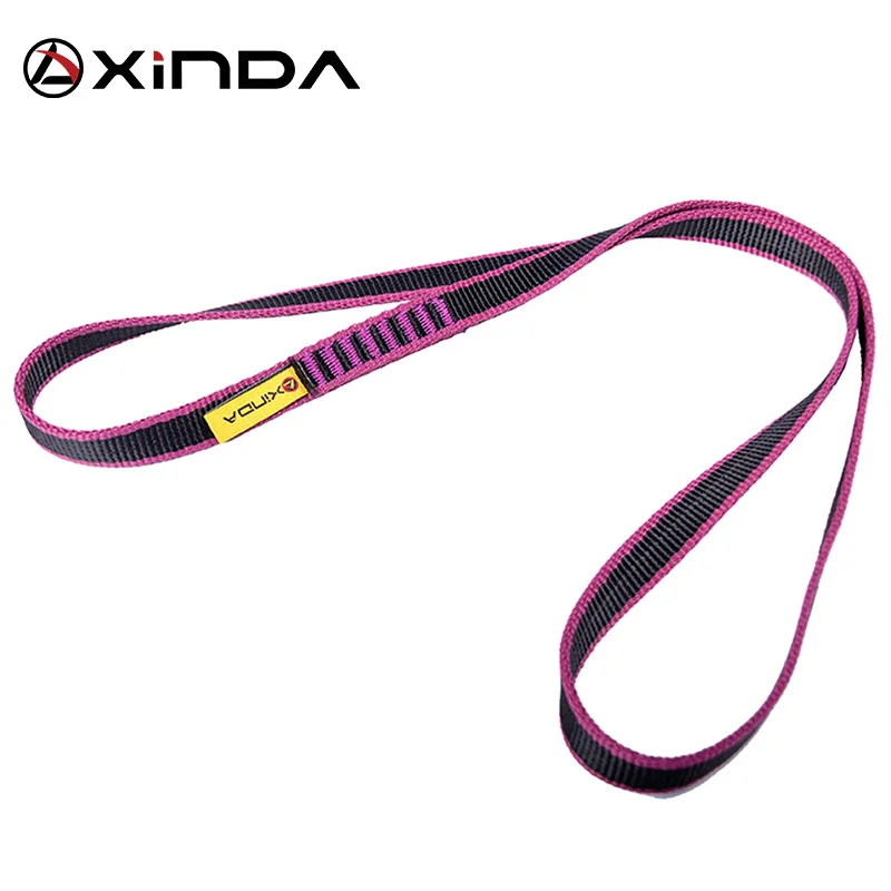 Escalada Professional Outdoor Rock Climbing Sling 22kN Belt Long 60cm 150cm Width 16mm Thick 2.8mm High Strength Belts
