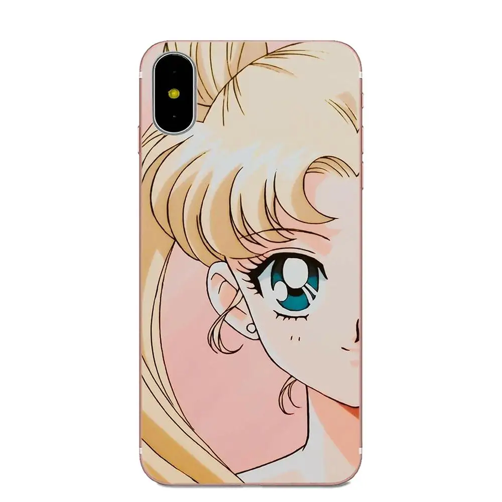 Для Apple iPhone 4 4S 5 5C 5S SE 6 6S 7 8 Plus X XS Max XR хит продаж модный дизайн аниме Сейлор Мун Лун