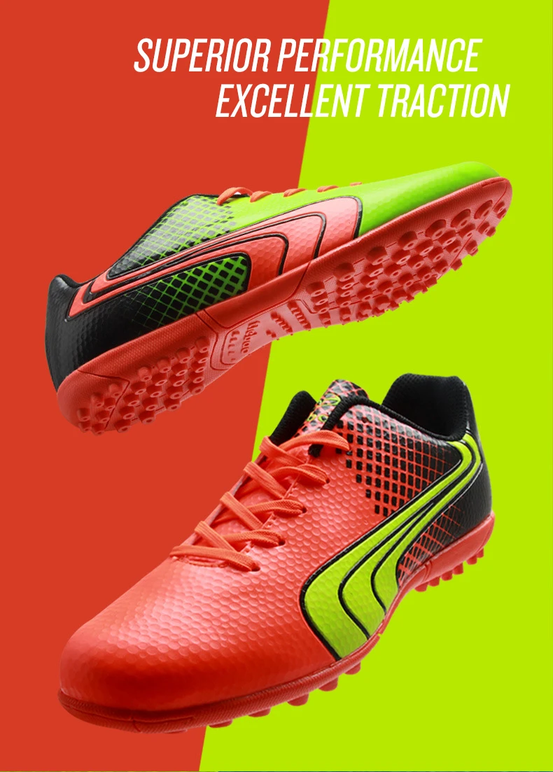 TIEBAO профессиональные закрытый футбол обувь Для мужчин Для женщин резиновой подошве Футбол сапоги TF Turf спортивные кроссовки и кеды EU30-45