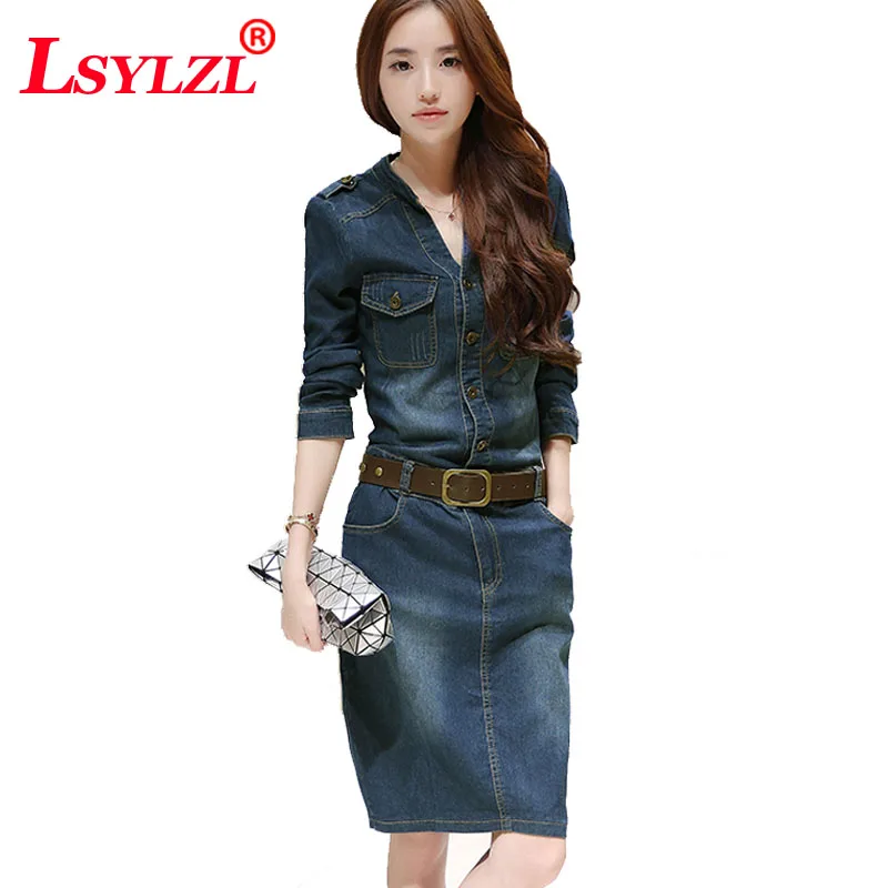 denim cowgirl dress