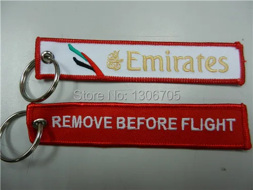 Брелок с биркой для сумки Airline Emirates