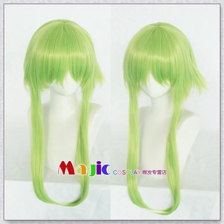 

2018 Vocaloid Hatsune Miku Gumi Cosplay Wig Green Synthetic HairAnime Gradient Color