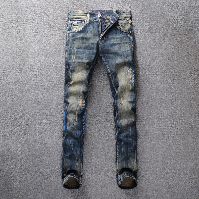 

2019 Summer New Men's Thin Light Jeans Casual Stretch Slim Denim Jeans Blue Trousers Male Brand Pants Plus Size 28-40