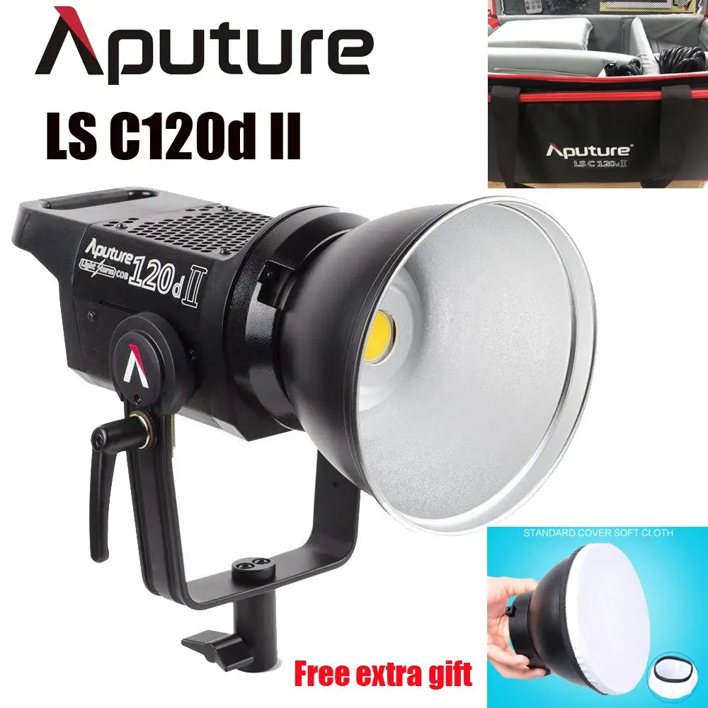 Aputure-LS C120d 120D II 일광 180W LED 연속 V-마운트 비디오 조명, CRI96 + TLCI97 + 사진 조명 비디오 라이트
