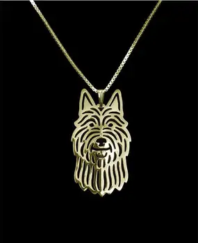 

DANGGAO fashion Handmade Berger Picard Dog cute Pendant Necklace for women choker necklace jewelry Pet Lovers Gift Idea