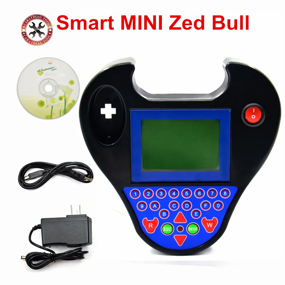 Авто ключевой программист Смарт zed bull mini car транспондер инструмент красный/черный