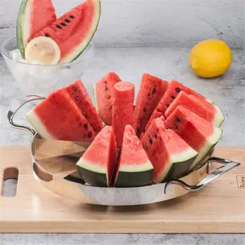 

20.5cm/8.1inch Stainless Steel Watermelon Slicer Cutter Knife Fruit Vegetable Tools Kitchen Gadgets