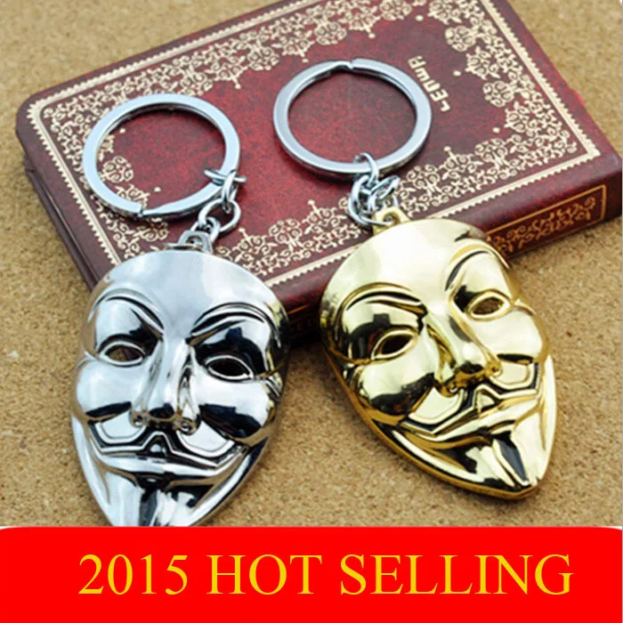 

2015 Hot Selling High Quality V for Vendetta Mask Keychain