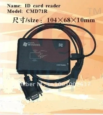 10pcs Free Shipment RS232 Security New USB RFID Proximity Sensor ID Smart Card Reader 125Khz EM4100 Thin Design Lowest Price new security black usb rfid id reader proximity smart 125khz em4100 card read free shipment