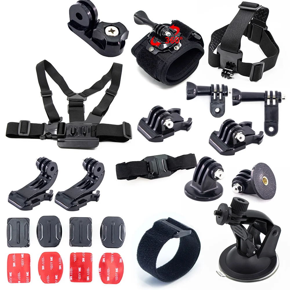 Mount Adapter Tripod Strap for Go Pro hero 7 6 5 4 3 Session SJ CAM SJ4000 Xiao yi 4k mijia Action Sport Camera Accessories ki |