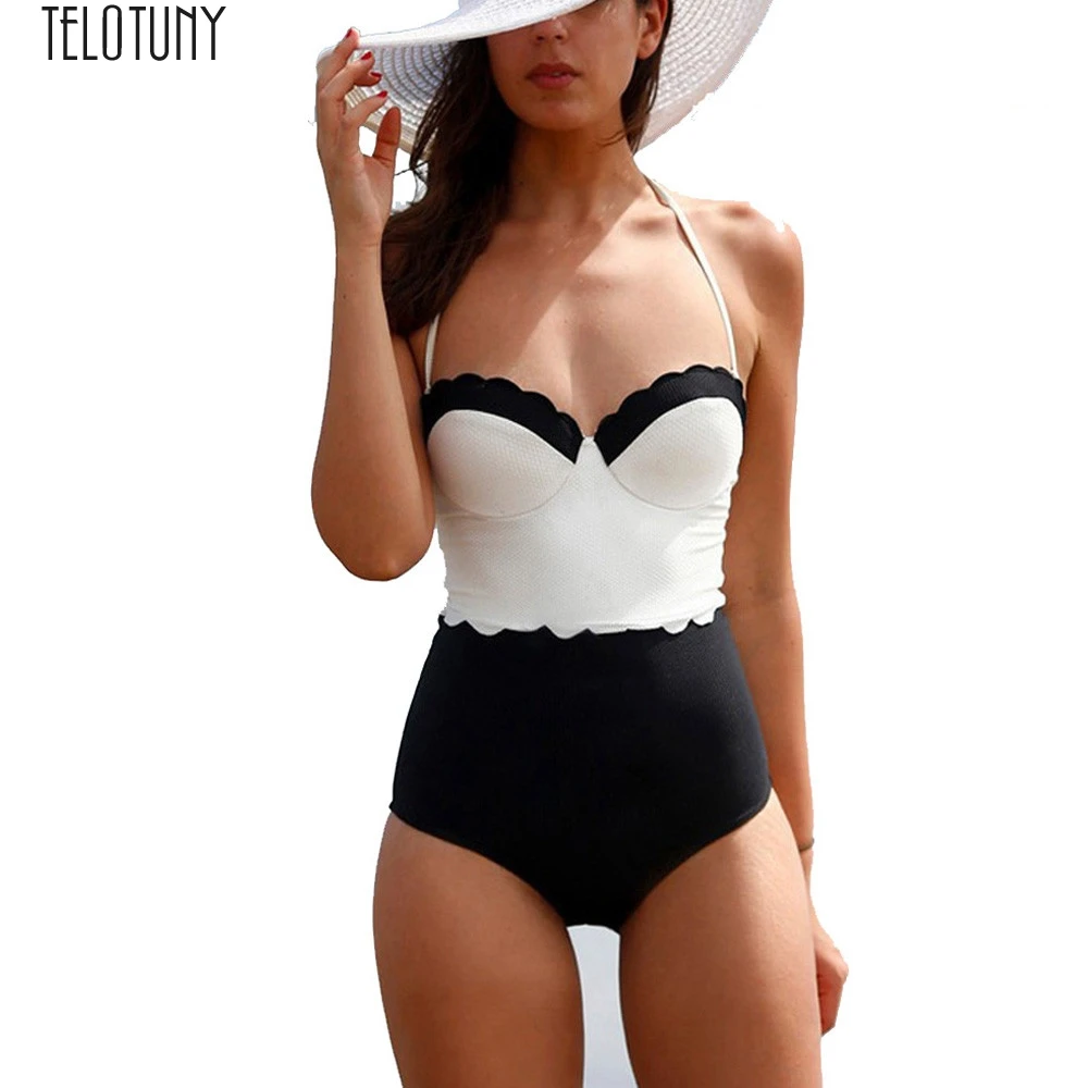 

TELOTUNY Lady Swimwear Women's One Piece Swimsuit Push Up Padded Bikini Beachwear Women Swimsuit Sets Fashion Hot Sale New Jan15