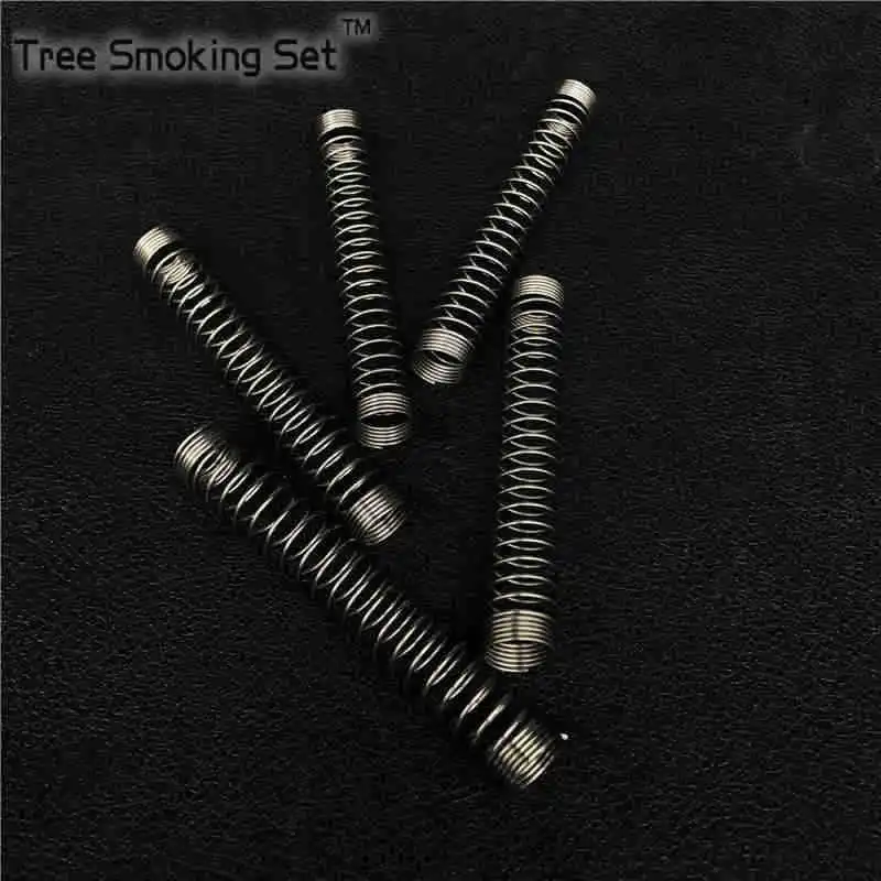 5 шт. 0 8 пружинный кальян Siliconen Slang Lente Voor мм металлический lente pijp подарок waterpijp Sheesha