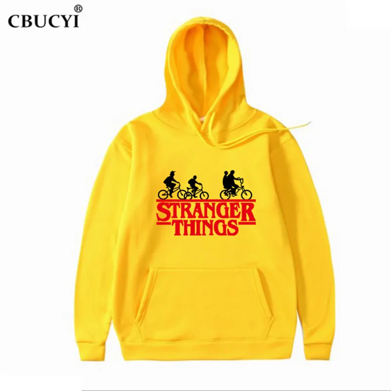 Женская толстовка с капюшоном Stranger Things теплая брендовая Толстовка в стиле хип