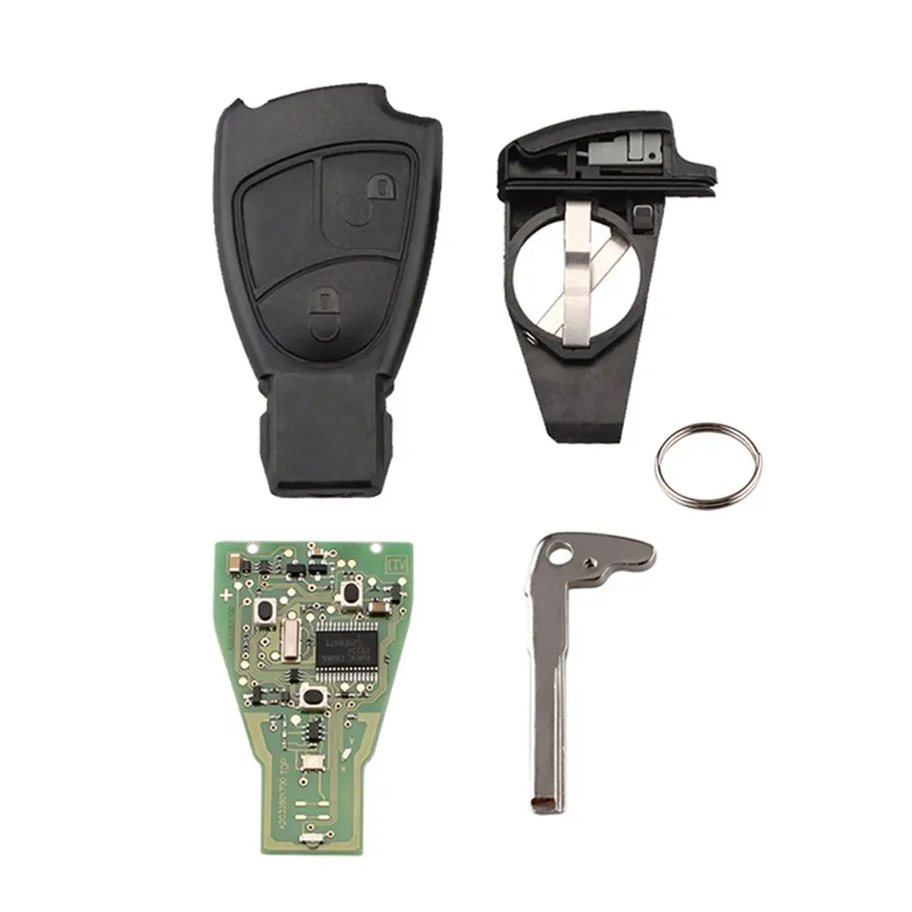 

2 Buttons 433.92MHz Remote Car Key With Chip For Mercedes Benz