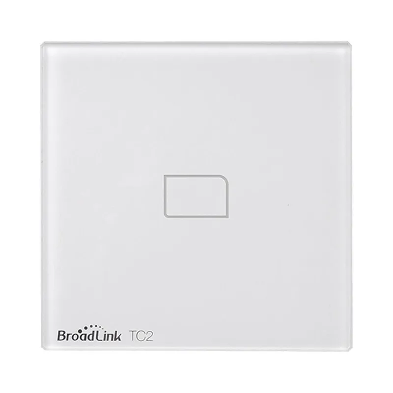 Broadlink TC2 1/2/3 Gang UK Standard Smart Home 433Mhz Wifi/4G Remote Control Via RM Pro+ Wall Touch Light Switch 1 Way