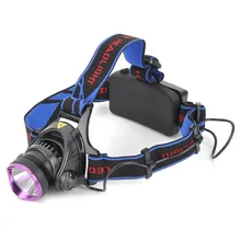 820lm с 3 режимами белого фара светодиодная светильник фары w/повязка на голову T6 светодиодный фонарь(2x18650 Батарея