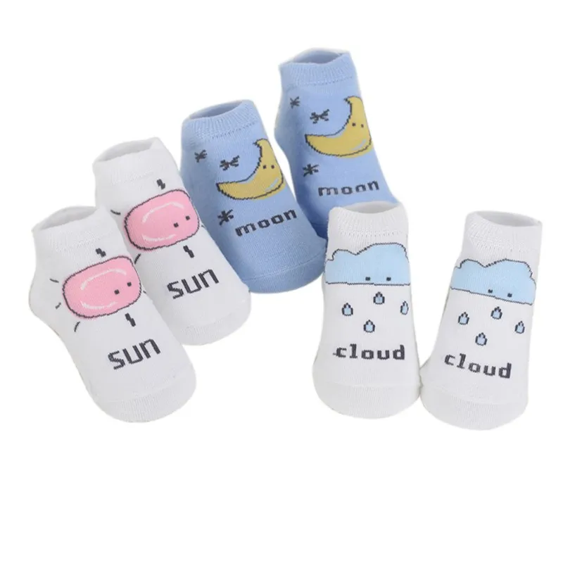 

Newborns Infant Socks Cartoon Print Printed Cotton Soft Sock Kids Boy Girl Ankle Socks