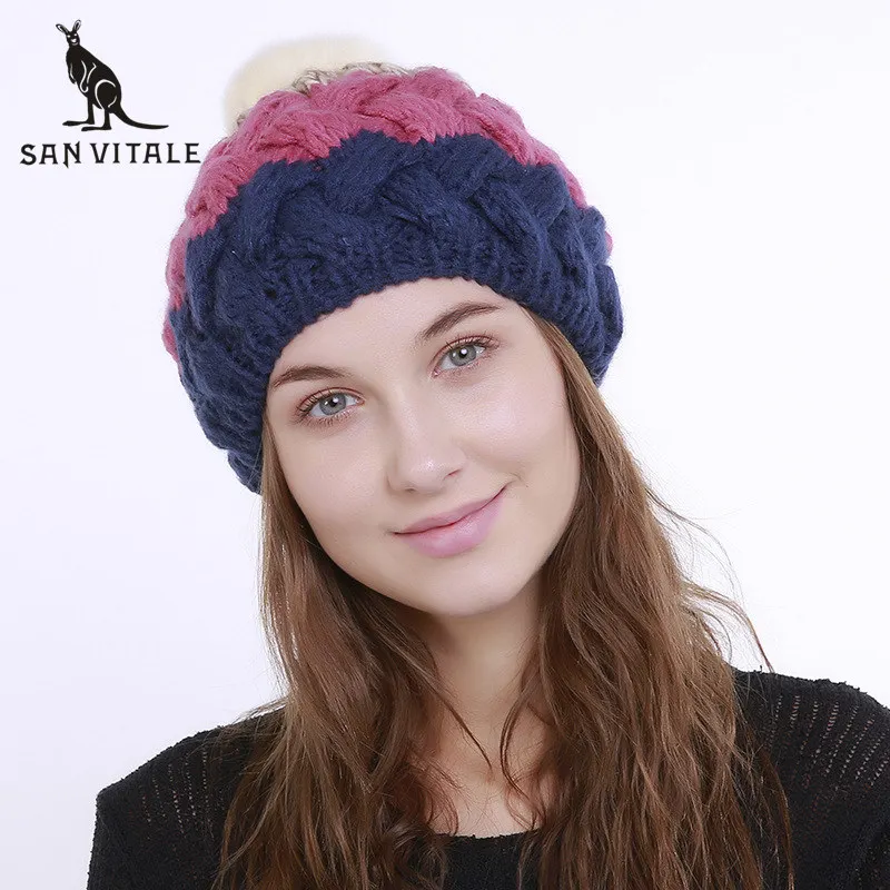 Skullies Beanies Hats For Women Hats Winter Warm Skull Hat Fashion