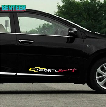 

2pcs/lot car side body sticker For Chevrolet Cruze Captiva Lacetti Aveo Orlando Epica Camaro