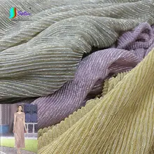 Платье юбка ручной работы материал аксессуар металл цвет ощущение Сияющий измельченный полосы тонкая ткань, Dreamlike изнаночная ткань S0666L