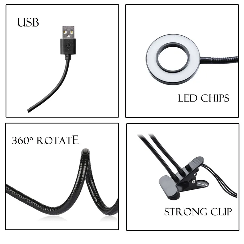 Светодиодный растет ламп DC 5 V USB Питание затемнения изменить Цвет Desktop выращивание комнатных растений огни 6 W/12 W/18 W светодиодный светать