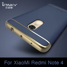 Xiaomi Redmi Note 4 Case Original iPaky 3in1 Fashion redmi note 4 Plating Back Cover For xiaomi redmi note 4 pro prime case