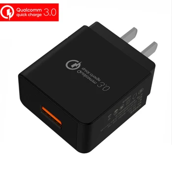 QC3.0 高速充電 USB 充電ヘッド 18 ワットワイヤレス充電 5V9V12V 充電器 iphone × 8 7 高速壁充電器