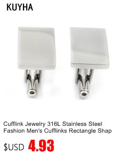 Классические квадратные запонки для мужчин на заказ Серебро Золото Простой стиль бизнес запонки для рубашки Высокое качество заводская цена
