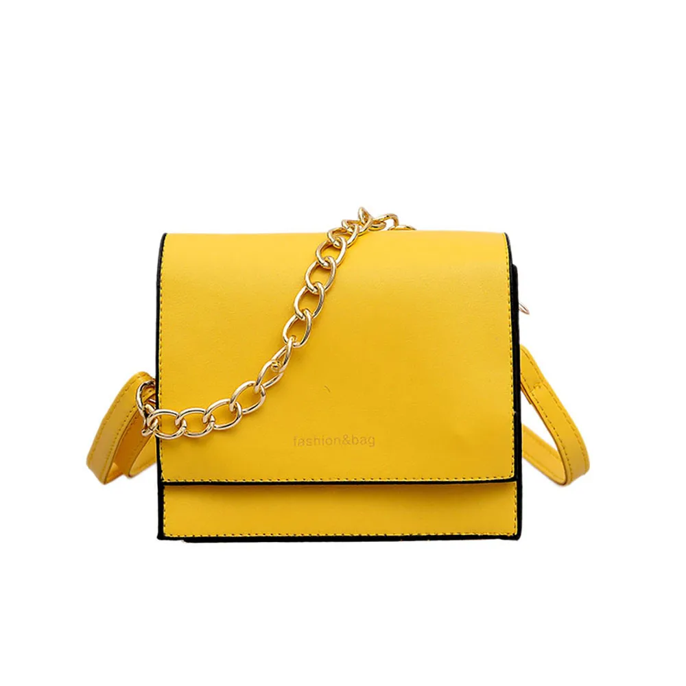 

OCARDIAN Shoulder Bag Fashion Woman Small Square Tide Port Wind Simple Bag Solid PU Leather Hasp Handbags Bolsa Feminino 15OCT.5