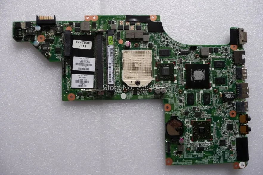 

Free shipping For HP Laptop Motherboard Mainboard DV6-3000 603939-001 631082-001 Tested ok