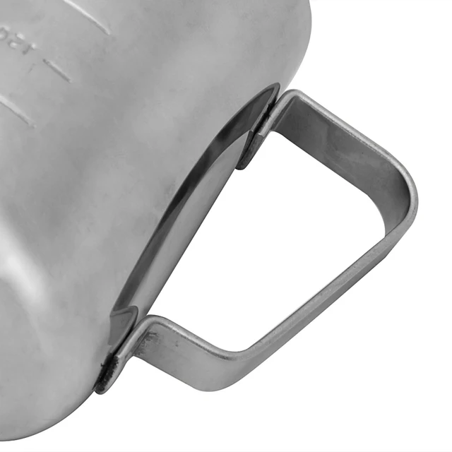 MEXI Stainless Steel Coffee Frothing Milk Latte Jug Fancy Foam Cup Pitcher Coffee Maker Pot Kettle 350/550ml