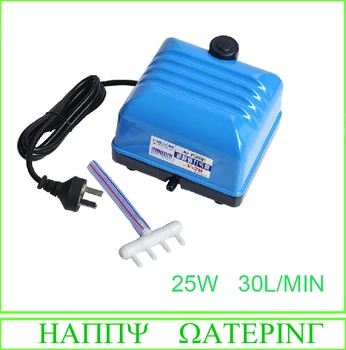 

Super Quiet 25W Air Pump Aquarium for Fish Tank Pond 30L/MlIN Air Flow 0.025Mpa