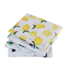 Buy Muslin Blankets Baby Cotton Blankets Cartoon Patterns Multi-use Newborn Swaddle Print Flowers Infant Gauze Towel Baby Free Shipping