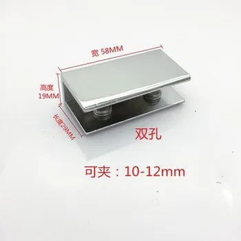 

High-grade,304 Stainless steel glass clip/clamp, Brushed surface,Shelf support ,glass thickness: 8-12MM,Home glass Hardware