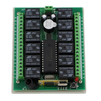 

Smart Home DC 12/24V Wireless Remote Control Switch 12CH Relay Module Receiver Learning Code 315/433Mhz