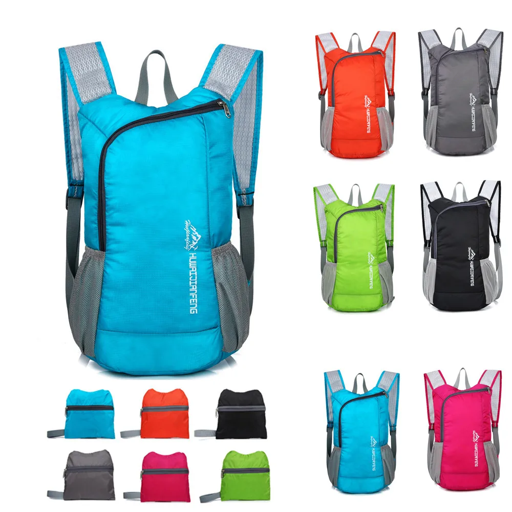 

Outdoor Sports Backpack Waterproof Nylon Folding Backpack Travel Sport Hiking military tactical backpack Camping Hiking Bag #2W