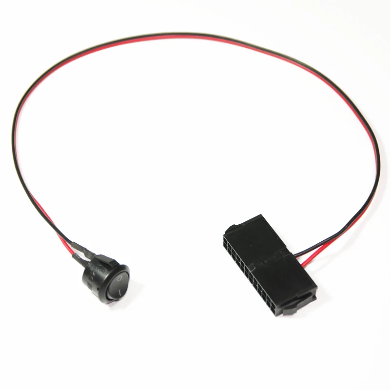 

Computer 24P power switch cable,no required Mainboard start line cable. Water-cooled test Power jumper switch button NB1
