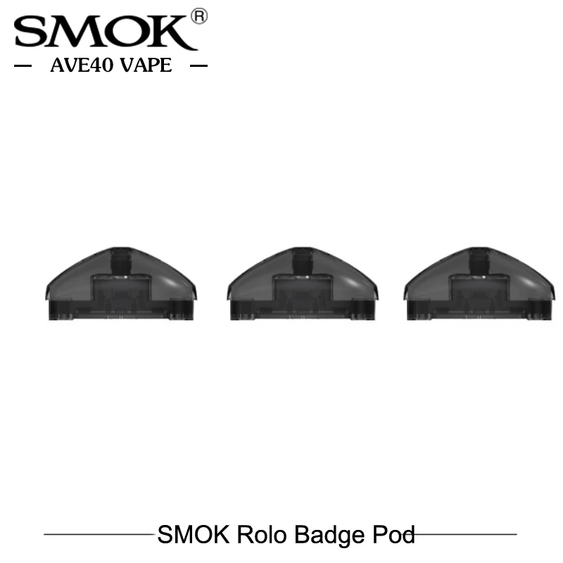 

3pcs/lot Original Smok ROLO Badge Replacement Pod 2ml Capacity Atomizer Suitable for ROLO Badge Box MOD Vape